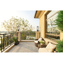 Z Lite Aura 1 Light Outdoor Pier Mounted Fixture - 5013PHBS-SQPM-BK 6