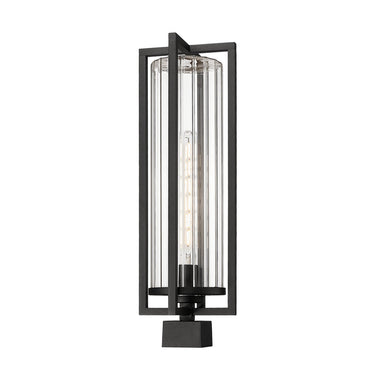 Z Lite Aura 1 Light Outdoor Post Mount Fixture 1