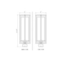 Z Lite Aura 1 Light Outdoor Post Mount Fixture 5
