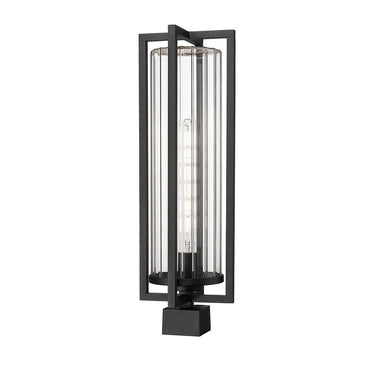 Z Lite Aura 1 Light Outdoor Post Mount Fixture 