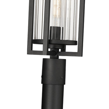 Z Lite Aura 1 Light Outdoor Post Mounted Fixture 3