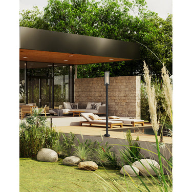 Z Lite Aura 1 Light Outdoor Post Mounted Fixture 5