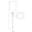 Z Lite Ava 1 Light Wall Sconce 7