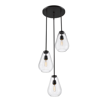 Z Lite Ayra 3 Light Chandelier 10