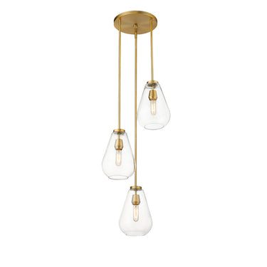 Z Lite Ayra 3 Light Chandelier 15
