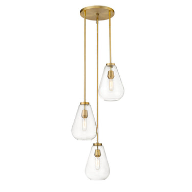 Z Lite Ayra 3 Light Chandelier 16