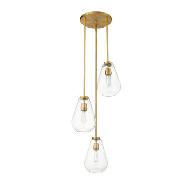 Z Lite Ayra 3 Light Chandelier 19