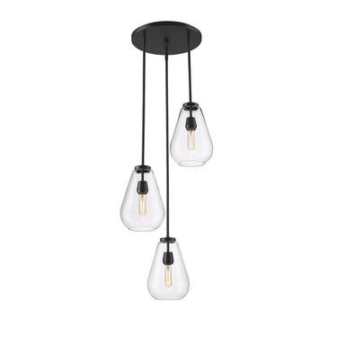 Z Lite Ayra 3 Light Chandelier 8