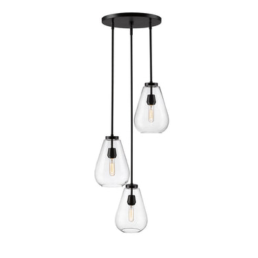 Z Lite Ayra 3 Light Chandelier 9