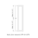 Z Lite Baden 1 Light 12" High Outdoor Wall Light 8
