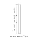 Z Lite Baden 1 Light 24" High Outdoor Wall Light 8
