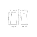 Z Lite Bar Harbor 1 Light 12" Outdoor Wall Light 7