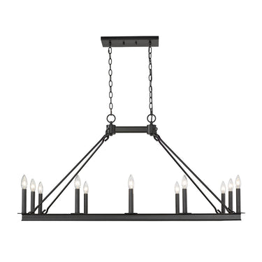 Z Lite Barclay 12 Light Linear Chandelier 1