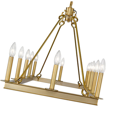 Z Lite Barclay 12 Light Linear Chandelier 11