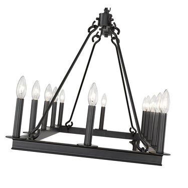Z Lite Barclay 12 Light Linear Chandelier 3