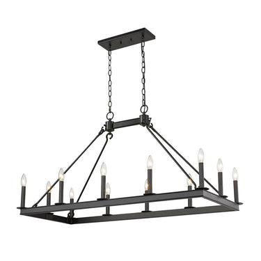Z Lite Barclay 12 Light Linear Chandelier 