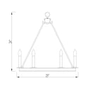 Z Lite Barclay 6 Light Chandelier 7