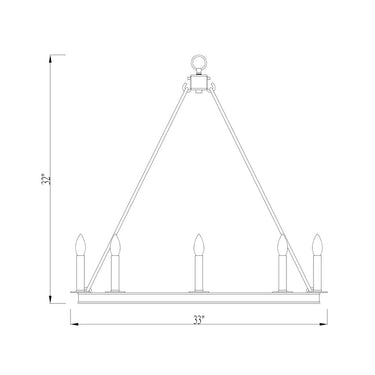 Z Lite Barclay 8 Light Chandelier 7