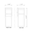 Z Lite Barwick 1 Light 18" High Outdoor Wall Light 8
