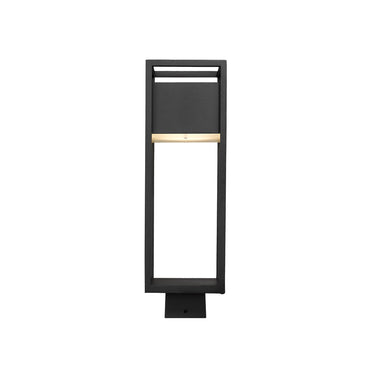 Z Lite Barwick 1 Light 19" High Outdoor Post Mount Fixture 1