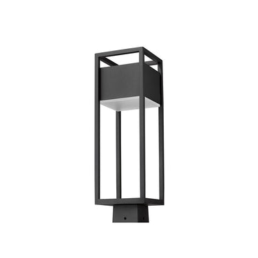 Z Lite Barwick 1 Light 19" High Outdoor Post Mount Fixture 3