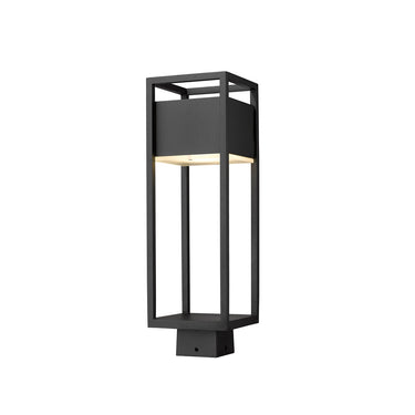 Z Lite Barwick 1 Light 19" High Outdoor Post Mount Fixture 