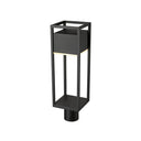 Z Lite Barwick 1 Light 21" High Outdoor Post Mount Fixture 2