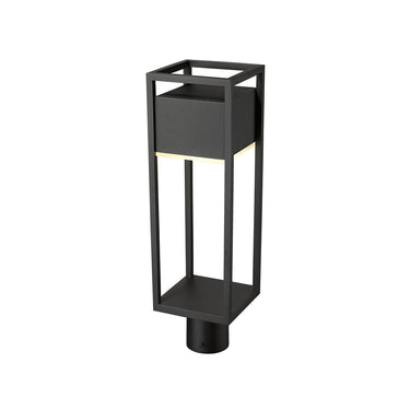 Z Lite Barwick 1 Light 21" High Outdoor Post Mount Fixture 2