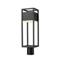 Z Lite Barwick 1 Light 21" High Outdoor Post Mount Fixture 