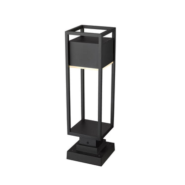 Z Lite Barwick 1 Light 22" High Outdoor Pier Mounted Fixture 2