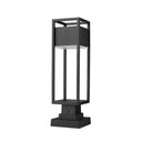 Z Lite Barwick 1 Light 22" High Outdoor Pier Mounted Fixture 4