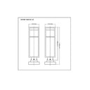 Z Lite Barwick 1 Light 22" High Outdoor Pier Mounted Fixture 7