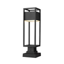 Z Lite Barwick 1 Light 22" High Outdoor Pier Mounted Fixture 