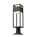 Z Lite Barwick 1 Light 23" High Outdoor Pier Mounted Fixture 2