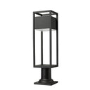 Z Lite Barwick 1 Light 23" High Outdoor Pier Mounted Fixture 4