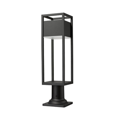 Z Lite Barwick 1 Light 23" High Outdoor Pier Mounted Fixture 4