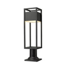 Z Lite Barwick 1 Light 23" High Outdoor Pier Mounted Fixture 