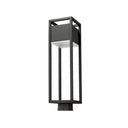 Z Lite Barwick 1 Light 25" High Outdoor Post Mount Fixture 4