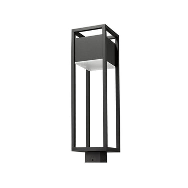 Z Lite Barwick 1 Light 25" High Outdoor Post Mount Fixture 4