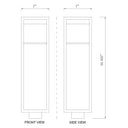 Z Lite Barwick 1 Light 25" High Outdoor Post Mount Fixture 5