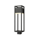 Z Lite Barwick 1 Light 25" High Outdoor Post Mount Fixture 