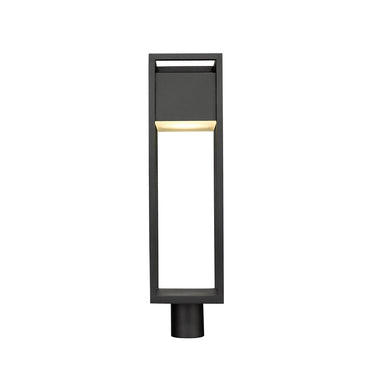 Z Lite Barwick 1 Light 27" High Outdoor Post Mount Fixture 1