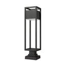 Z Lite Barwick 1 Light 28" High Outdoor Pier Mounted Fixture 4