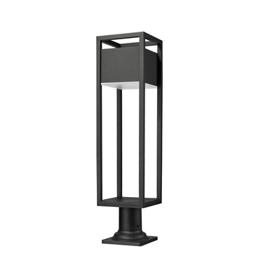 Z Lite Barwick 1 Light 29" High Outdoor Pier Mounted Fixture 4