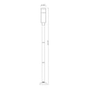 Z Lite Barwick 1 Light 95" High Outdoor Post Mounted Fixture 5