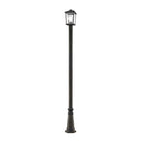 Z Lite Beacon 2 Light 103" Outdoor Post Mounted Fixture 3
