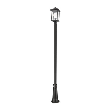 Z Lite Beacon 2 Light 103" Outdoor Post Mounted Fixture 