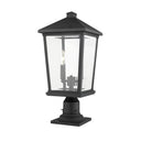 Z Lite Beacon 2 Light 21" Outdoor Pier Mounted Fixture 1