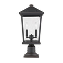 Z Lite Beacon 2 Light 21" Outdoor Pier Mounted Fixture 10