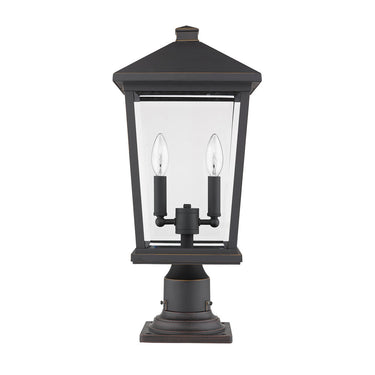 Z Lite Beacon 2 Light 21" Outdoor Pier Mounted Fixture 10